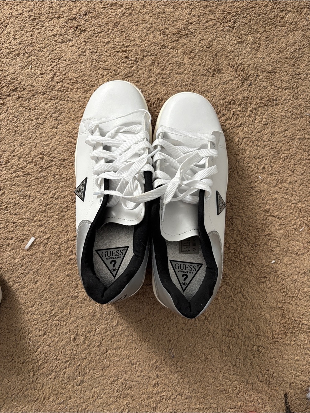 Heelys x GUESS White and Black Low-Top Women’s Sneakers